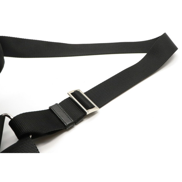 Prada Mini Backpack Nylon Leather Nero Black - Picture 4 of 9